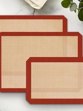 SILICONE BAKING MATS - SET OF 3